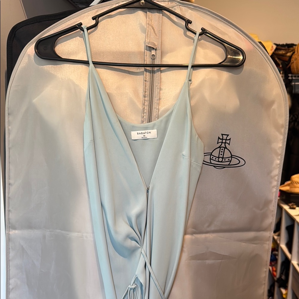Artizia Chic Light Blue Dress with Tie Detail